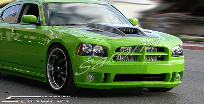 Custom Dodge Charger Hood  Sedan (2005 - 2010) - $980.00 (Manufacturer Sarona, Part #DG-003-HD)